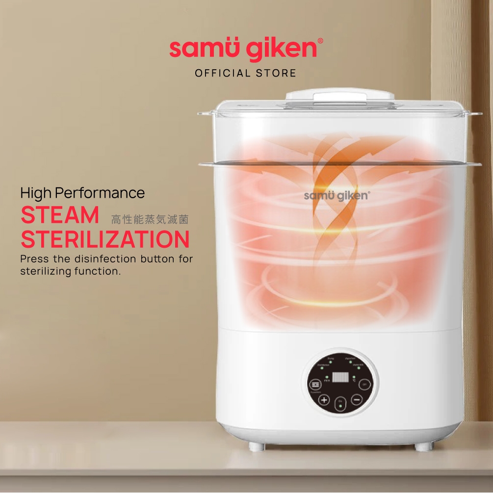 samu giken steam sterilizer and quick drying 奶瓶高温消毒烘干机